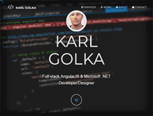 Tablet Screenshot of karlgolka.com